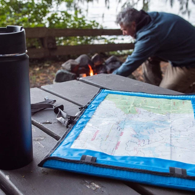 Aqua Quest Trail Kartenetui - 100 % wasserdichtes Dokument Trockenbeutelhalter mit 7