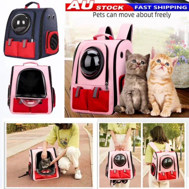 AU Pet Outdoor Travel Portable Backpack Cat Dog Puppy Space Capsule Shoulder Bag