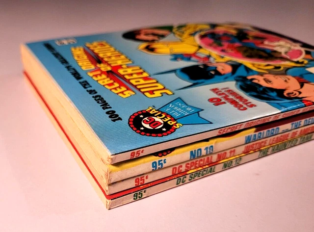 DC Special Blue Ribbon Digest Comics,  #9, 10, 11, 12,  ( 1981) HIGHER GRADES 9