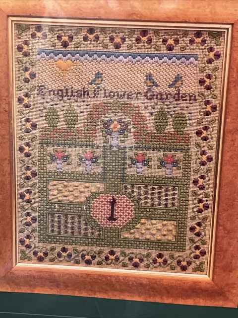 STITCHERY Tapestry Kit - The Flower Garden Approx 25x32cm When Finished New Gift 2