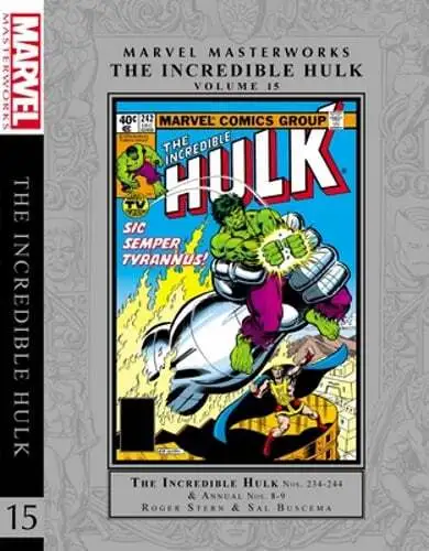 Marvel Masterworks: The Incredible Hulk Vol. 15 by Marvel Comics: Used