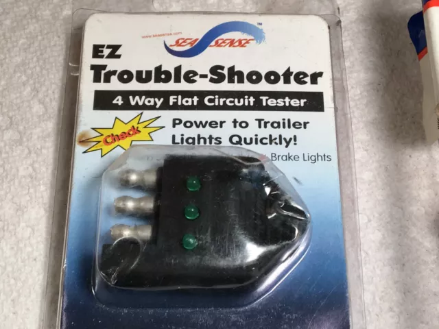 EZ Trailer Wiring Tester Trouble Shooter & Atwood Brass 1"  T Handle Drain Plug 2