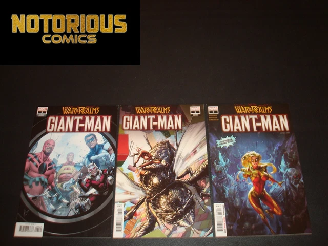 War of the Realms Giant Man 1-3 Complete Comic Lot Run Variant Set Marvel