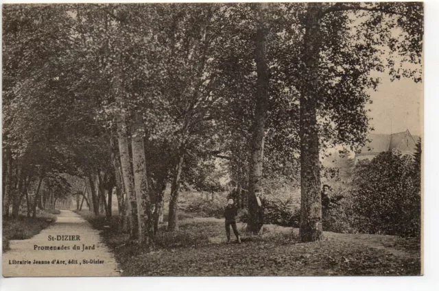 SAINT DIZIER - Haute Marne - CPA 52 - les promenades du jard