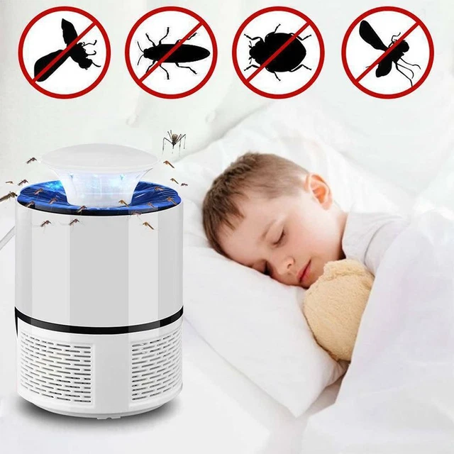 Moskito Killer Insektenvernichter USB Elektrisch LED Lampe Mückenfalle Licht DHL