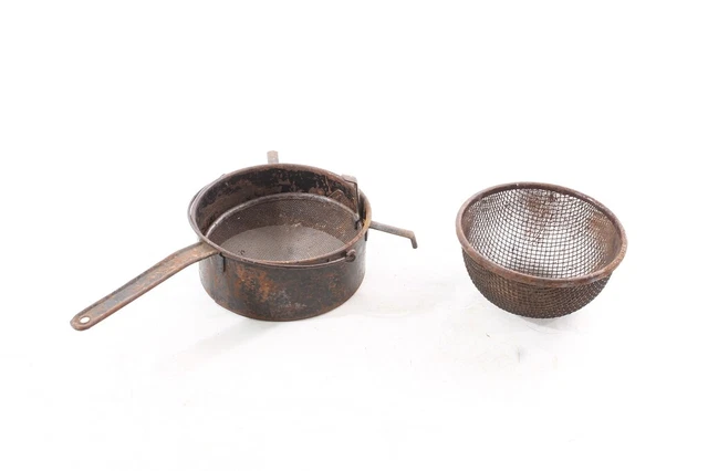 Antiguo Honigsieb Zenker Tamiz Colador Stielsieb Vintage Miel Filtro Imker