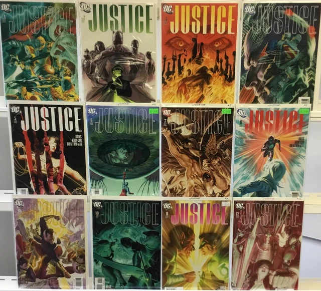 Justice (2005) Complete Set #1-12 VF/NM DC Comic Run Lot