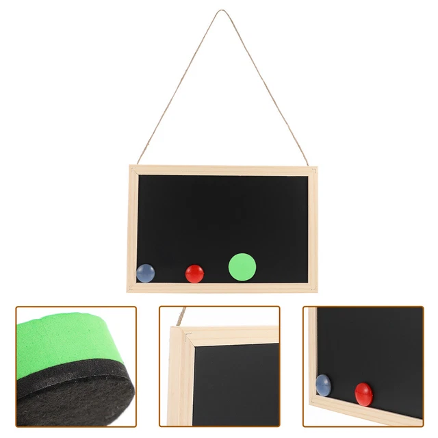 1 Set Mini Desktop Message Board Home Magnetische zweiseitige Kinder kleine