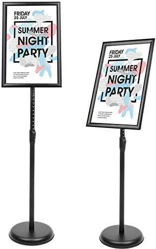 YIYO Adjustable Pedestal Poster Sign Stand11 x 17 Advertising Business Menu S...