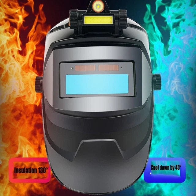 Coperture E Bavaglini Per Casco Da Saldatura, 2 Pezzi In Pelle E Tessuto Per Alta Temperatura