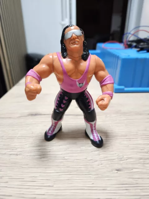 WWF Hasbro Bret Hart Wrestling Figur 8.Serie 90er Jahre