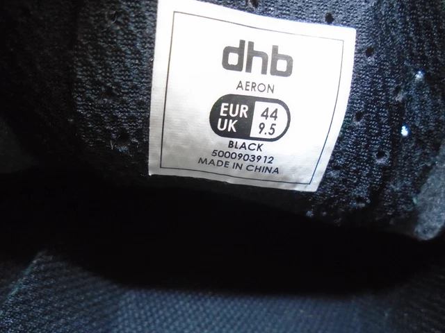 dhb Aeron Carbon Men's Road Shoe  Dial EU Size 44 BLACK ! 11