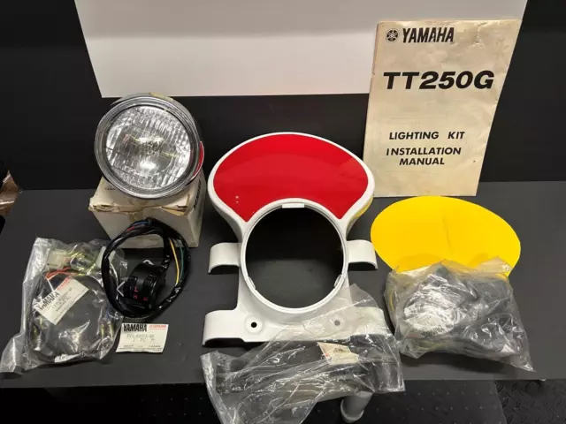 Yamaha Off Road Lighting Kit Vintage Enduro New OEM TT250 YZ IT