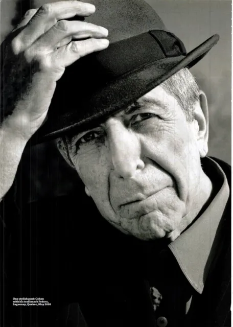 Ptp43 Magazin Bild 11X9" Leonard Cohen