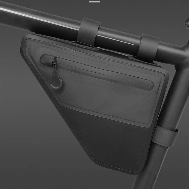 Langlebig Und Praktische Fahrrad Dreieck Tasche Oberrohr 22 6 17cm 2L Schwarz