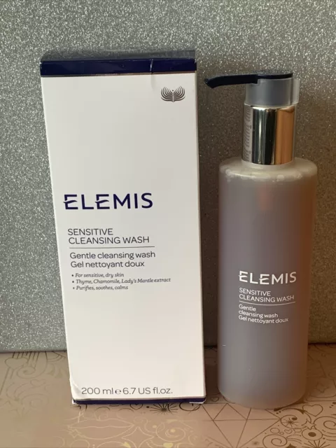 Elemis Sensitive Cleansing Facial Wash 200ml Gentle Cleanser New