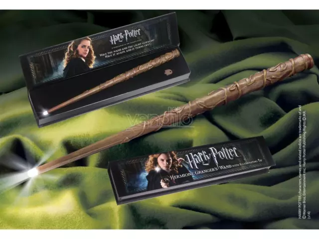 Harry Potter Bacchetta Magica Hermione Granger Luminosa Noble Collection