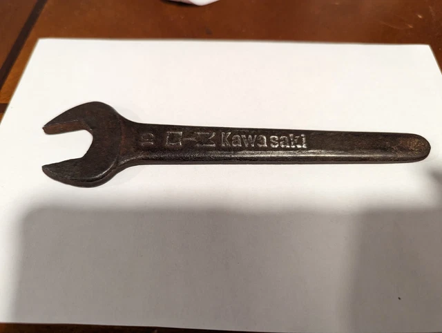 Vintage Kawasaki Motorcycle Wrench 19mm Made in Japan