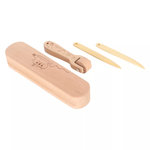 Wooden Tailor Clapper Seam Roller Point Turner Sewing Tool Set