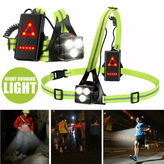 Tragbar Lauflicht LED Lauflampe Sport Joggen