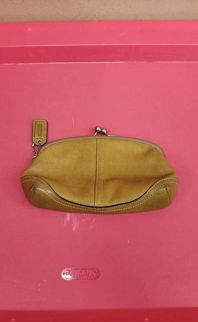 Coach Tan Change Purse