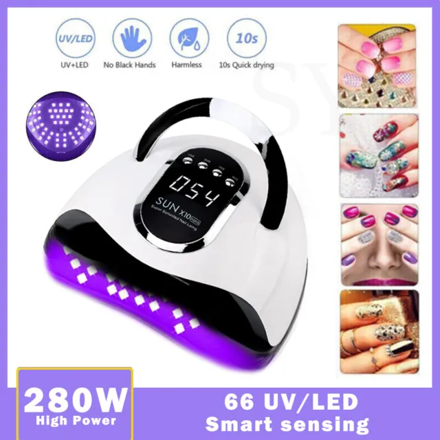 280w UV Lamp For Resin With 4Timer SunX11 Nail Lamp Dryer Smart