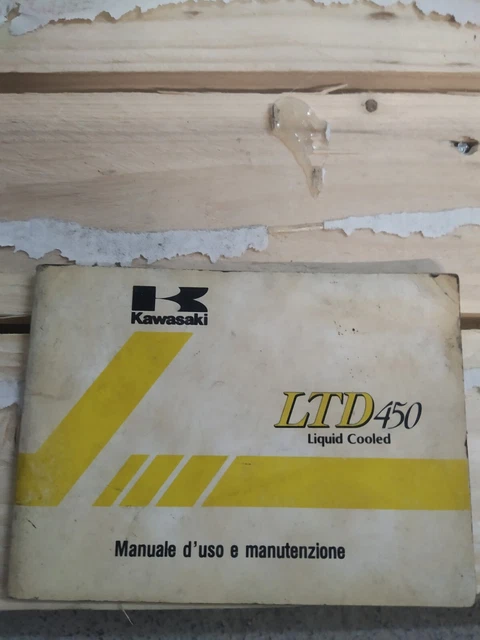Libretto Uso E Manutenzione Kawasaki LTD 450
