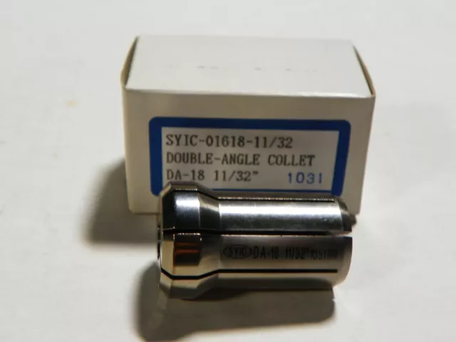Techniks Da 180 Precision Collet 11/32" Double Angle Da180 01618-11/32