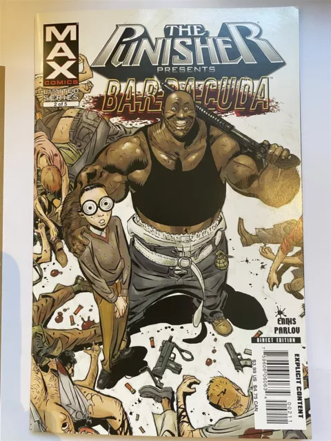 THE PUNISHER presents BARRACUDA #2 Garth Ennis Marvel MAX Comics 2007 NM