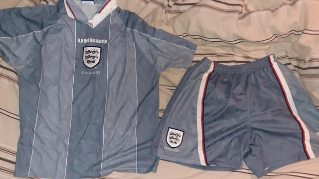 0445 UMBRO S Maillot T-Shirt Angleterre England Jersey Haut Tee