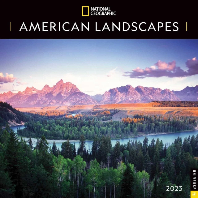 NATIONAL GEOGRAPHIC AMERICAN Landscapes 2023 Wall Calendar 29.79