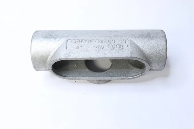 Crouse Hinds Conduit Outlet Body Iron Alloy 2" T67