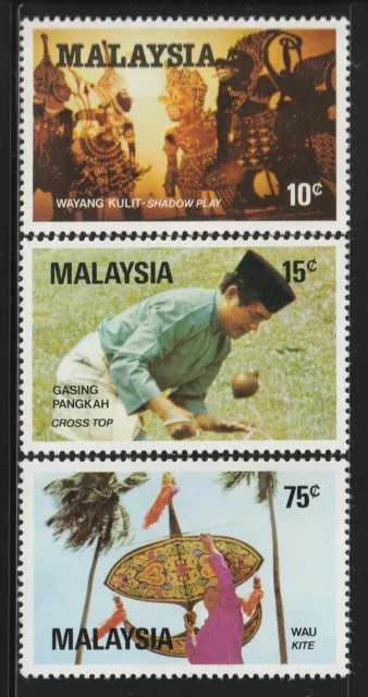 1982 Traditional Games of Malaysia set of 3V SG#247-249 MLH
