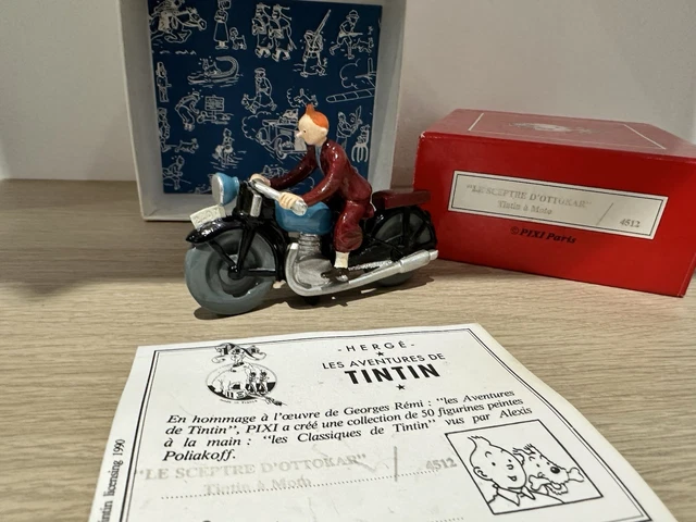 Tintin - Pixi 4512 - Tintin à moto - Le sceptre d'Ottokar - - Catawiki