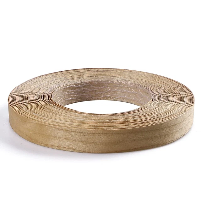 Cherry Wood Veneer Roll 3/4 50 Plywood Edge Banding Strips Flexible Veneer...