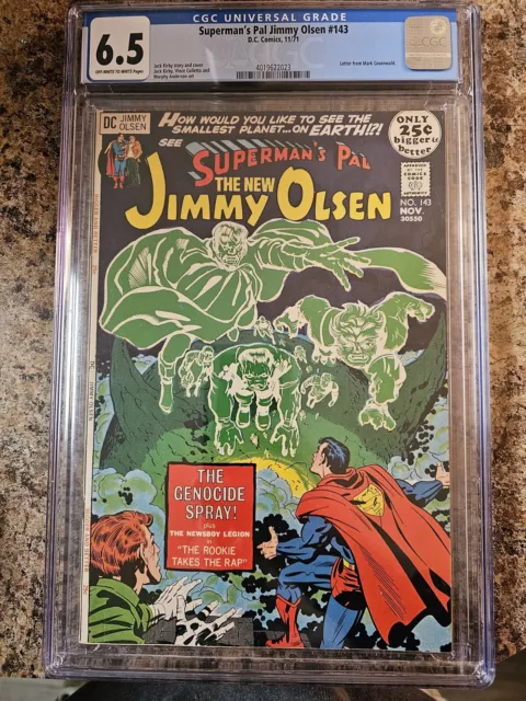 Superman’s Pal Jimmy Olsen #143 CGC 6.5 (1971) Jack Kirby Bronze Age DC Comics