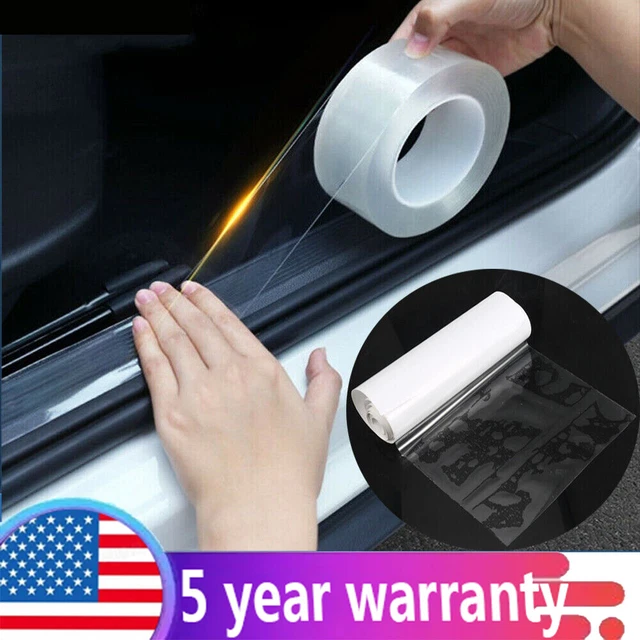 Universal 6'' x 60" Clear Door Sill Edge Paint Protection Vinyl Cover Film Sheet