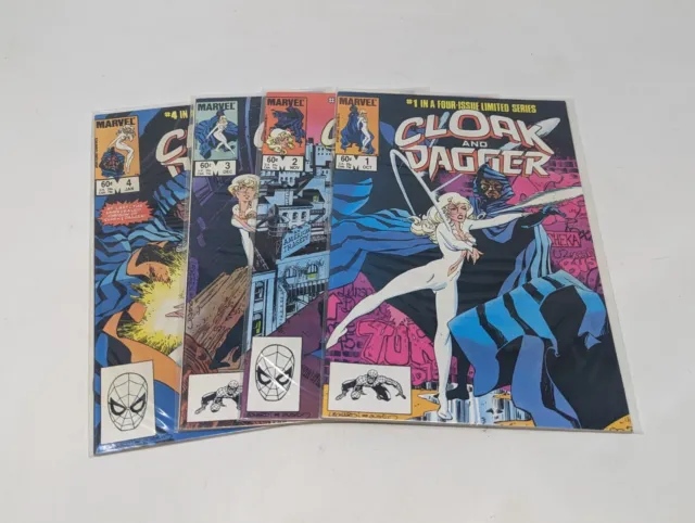 1983 MARVEL Comics CLOAK And DAGGER #1-4 Complete Limited Series Set