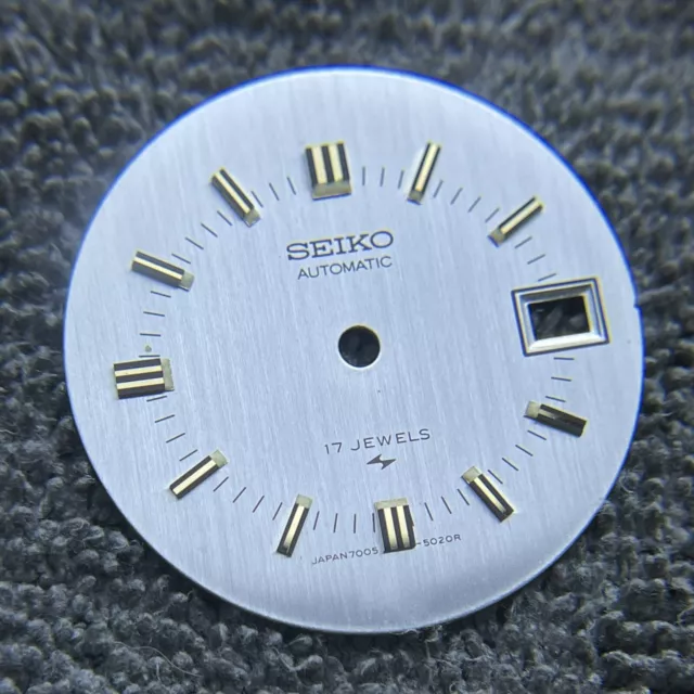 WHITE DIAL FOR Seiko diver 7005 8052 8050 Green Poor Man s 62MAS