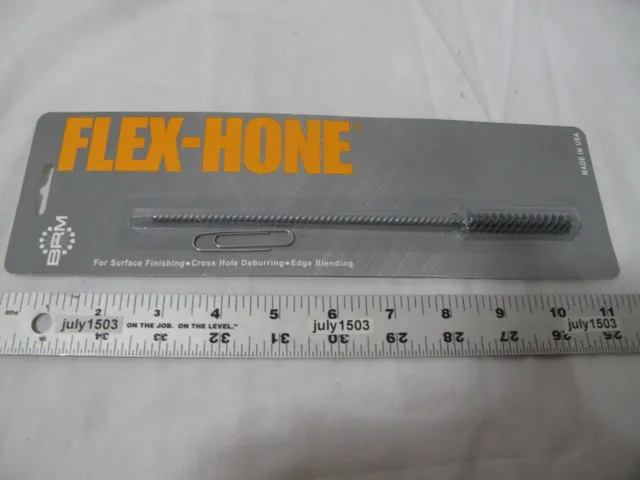 (1) NEW  8mm (5/16") 320 grit Flexible Hone Bore Diameter Ball Flex Valve Guide