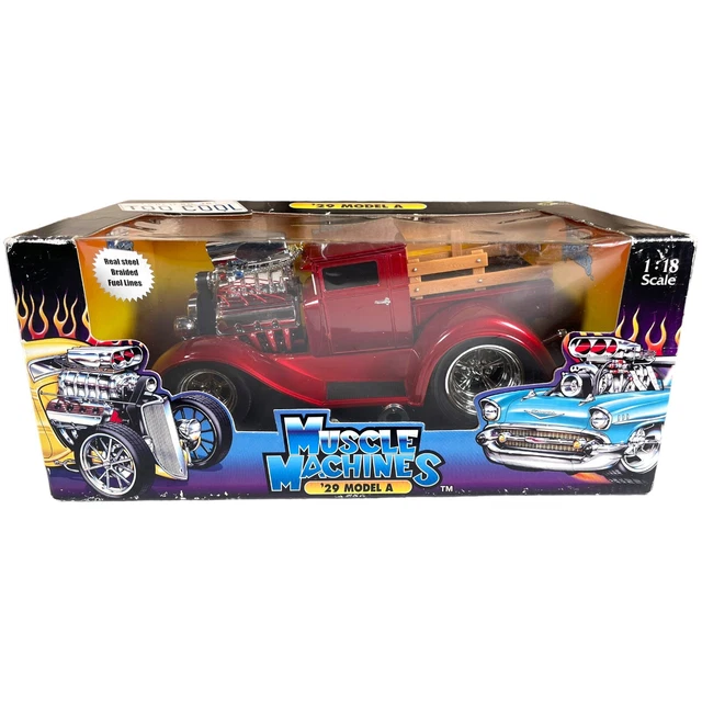 Muscle Machines TOO COOL 1:18 Scale 1929 '29 Model A Truck Diecast 2002 Hotrod