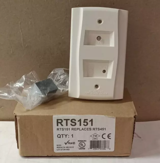 New System Sensor Rts151 Fire Alarm Remote Test Station Rts451 Replacement