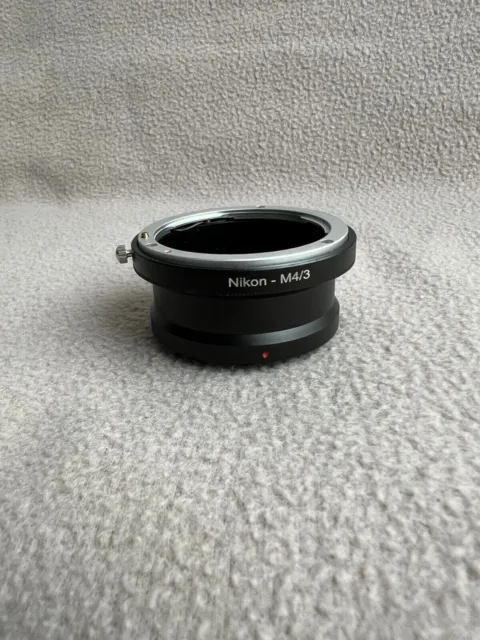 Adaptador de lente Nikon F en cámara con montura M4/3 Mft Nikon M4/3