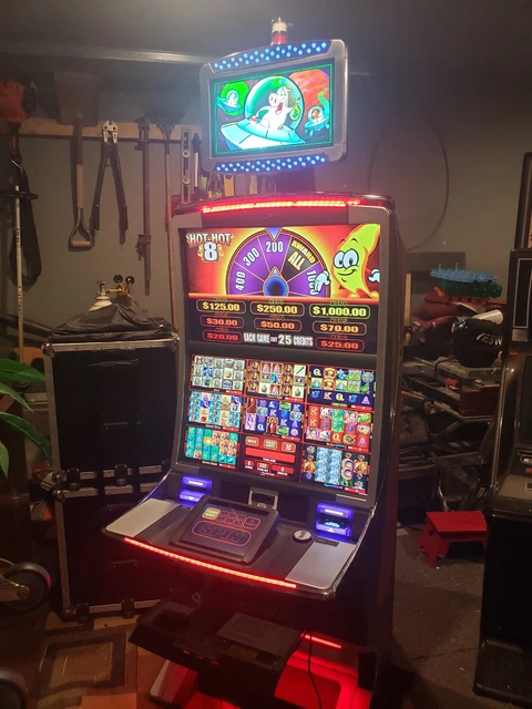 WMS S32 Willams Hot Hot 8 Slot Machine Scientific Games Excellent!