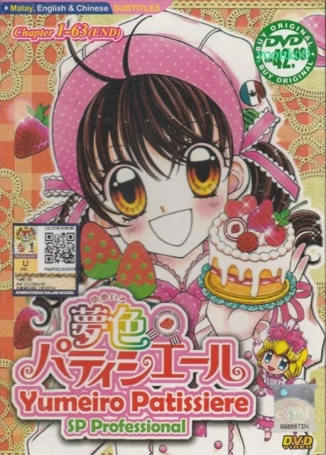 DVD Anime Yumeiro Patissiere + SP Professional Complete TV Series 63 End Sea 1+2