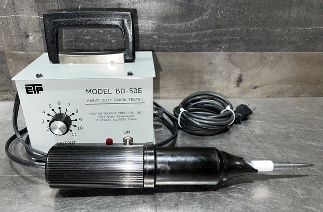 Electro-Technic Products ETP Model BD-50E Heavy Duty Spark Tester. Used. ID 2