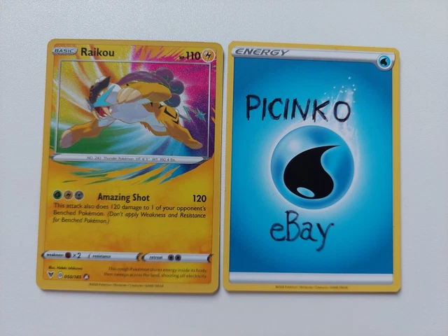 Pokemon - Raikou - 050/185 - Vivid Voltage - Amazing Rare - NM