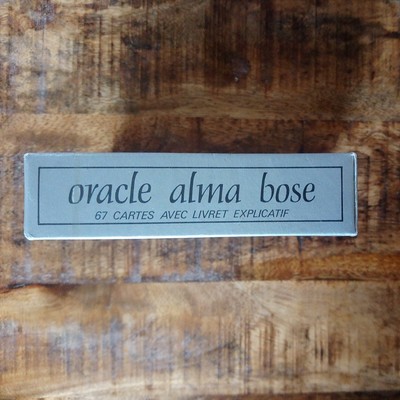 Bose Cartomancie Oracle Alma bose Grimaud 1982 NEUF sous bliser jeu et livret VF 