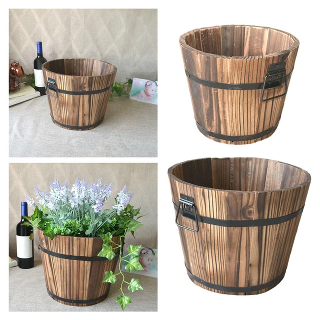 Eimer-Pflanzer, Gartendekoration, Pflanzgefäß für Terrasse, Garten,