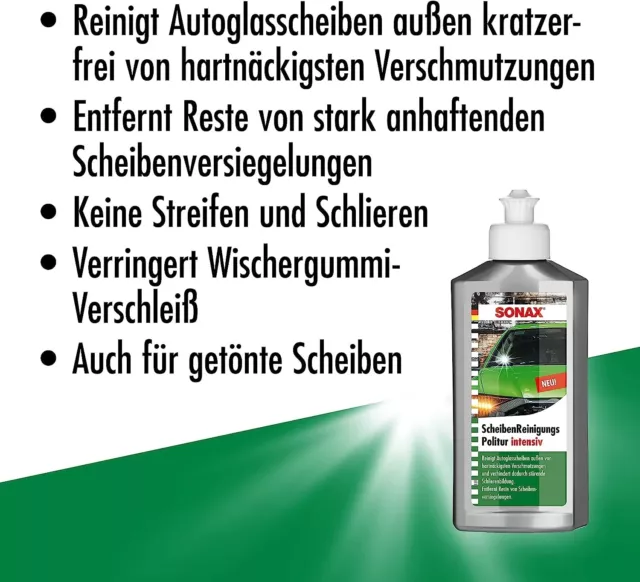 SONAX Scheiben-Reinigungspolitur intensiv Glaspolitur 250ml 3